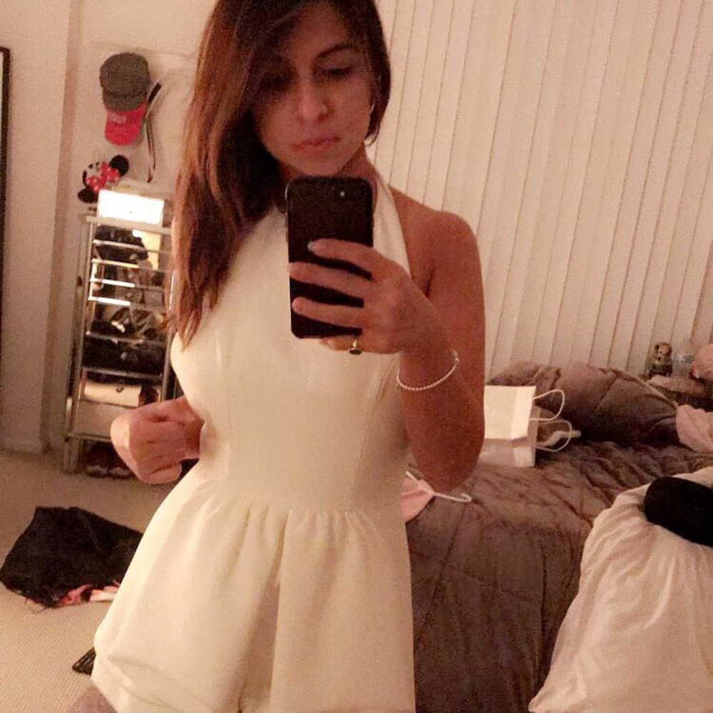 Keepsake the label white playsuit